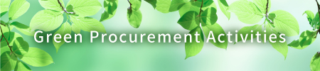 Green Procurement Activities